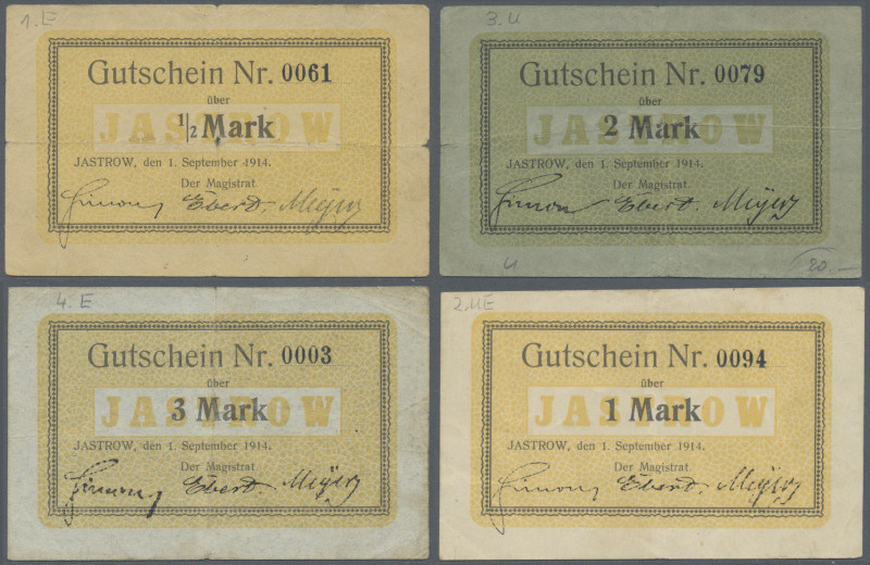 Deutschland - Notgeld - Ehemalige Ostgebiete: Jastrow, Westpreußen, Magistrat, 2...