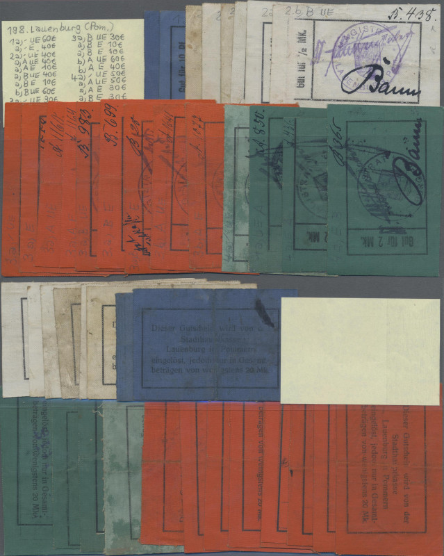 Deutschland - Notgeld - Ehemalige Ostgebiete: Lauenburg, Pommern, Magistrat, 10 ...