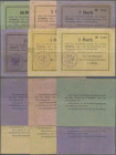 Deutschland - Notgeld - Ehemalige Ostgebiete: Schildberg, Posen, Vorsitzender des Kreisausschusses, 50 Pf., 1, 2 (2, Varianten der Wertziffer), 3 (2, ...