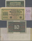 Deutschland - Deutsches Reich bis 1945: Album mit 100 Banknoten Inflation 1919 – 1923 nach Varianten sortiert, unterschiedliche Erhaltung von F bis XF...