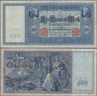Deutschland - Deutsches Reich bis 1945: Leitz-Ordner mit 207 Banknoten ab 1904 bis 1922 mit zahlreichen Varianten, meist im Detail beschrieben, dabei ...