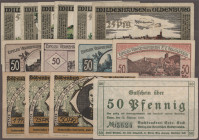 Deutschland - Notgeld: Serienscheine mit geringem Anteil an Kleingeld, umfangreiche alphabetisch vorsortierte Sammlung von über 4300 Scheinen in 10 Al...
