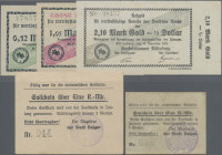 Deutschland - Notgeld - Hessen: Giessen / Lahn-Dill, hochwertiges Lindner-Album mit einer Sammlung von 93 Scheinen aus Dillenburg, Giessen und Haiger,...