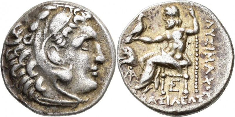 Thrakien - Könige und Dynasten: Lysimachos 323-281 v. Chr.: AR-Drachme, 4,27 g, ...