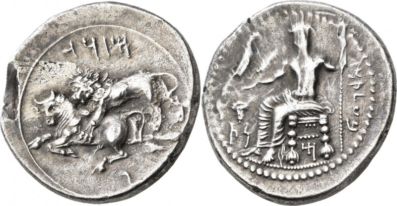 Kilikien - Städte: Cilicia, Tarsos, Mazaios: AR-Stater, 361-334 v. Chr. 10,91 g,...
