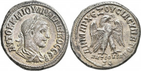 Syrien und Levante: Philippus II. 247-249: AR-Tetradrachme, Antiochia, 11,5 g, sehr schön - vorzüglich.
 [differenzbesteuert]