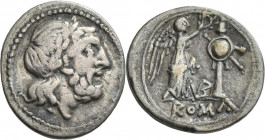 Anonym: Anonym, Victoriatus 195-187 v. Chr., 2,71 g, sehr schön.
 [differenzbesteuert]