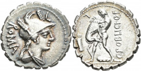 Gaius Publicius (80 v.Chr.): AR-Denar (Serratus), 4 g, Albert 1275, Crawford 380/1, Sear 308, sehr schön - vorzüglich.
 [differenzbesteuert]