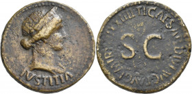 Livia (+ 29 n.Chr.): Æ-Dupondius, 12,81 g, Cohen 4, sehr schön.
 [differenzbesteuert]