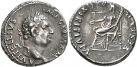 Vitellius (69 n.Chr.): AR-Denar, 3,38 g, Kampmann 19.33. Vorzüglich.
 [differenzbesteuert]