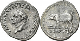 Vespasian (69 - 79): AR-Denar, 3,33 g, Kampmann 20.41, fast vorzüglich.
 [differenzbesteuert]