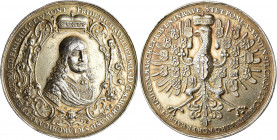 Altdeutschland und RDR bis 1800: Brandenburg-Preußen, Friedrich Wilhelm, der Große Kurfürst 1640-1688: Silbermedaille o. J. (vor 1663), von J. Höhn un...