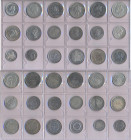 Brasilien: Lot 18 Münzen, dabei 2 x 200 Reis, 1 x 400 Reis, 10 x 500 Reis, 4 x 1000 Reis und 1 x 2000 Reis ca. 1850 - 1924. Teils überdurchschnittlich...