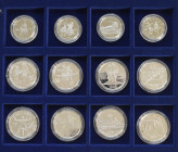 Vereinigte Staaten von Amerika: Olympische Spiele Atlanta: Lot 4 x ½ Dollar sowie 8 x 1 Dollar Gedenkmünzen 1995/1996 zur Olympiade 1996. Dabei ½ Doll...