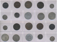 Altdeutschland und RDR bis 1800: Pfalz, Lot 10 Kleinmünzen vom 1/4 Kreuzer bis 20 Kreuzer
 [differenzbesteuert]