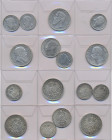 Baden: Kleines Lot 8 Münzen mit 2, 3 und 5 Mark.
 [differenzbesteuert]