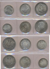Bayern: Kleine Typensammlung mit 2 Mark 1908 und 1911, 3 und 5 Mark 1911 und 1914. Lot 6 Münzen.
 [differenzbesteuert]