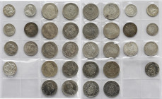 Preußen: Sammlung 17 Münzen, dabei 3 x 2 Mark, 4 x 3 Mark und 10 x 5 Mark.
 [differenzbesteuert]