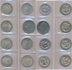 Württemberg: Wilhelm II. 1891-1918: Lot 8 Münzen: 3 Mark 1914, Jaeger 175, sehr schön - vorzüglich, 5 Mark 1901, Jaeger 176, sehr schön und 6 x 3 Mark...