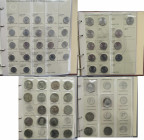 DDR: Auf zwei Alben verteilte Sammlung an DDR Münzen. Das Album 1 beinhaltet die Kursmünzen von 1 Pfennig bis 2 Mark sauber nach Jahrgängen sortiert, ...