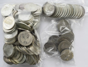 Bundesrepublik Deutschland 1948-2001: Sammlung 5 DM Münzen ab ca. Humboldt, teilweise mehrfach. Dabei auch ein paar 10er. Fast 900 DM Nominale.
 [dif...