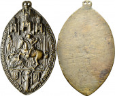Medaillen alle Welt: Italien, Ferrara: Ovaler Siegel in Bronze von Lorenzo Roverella, Bischof von Ferrara (1460-1474), Model von Gianfrancesco Enzola ...