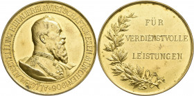 Medaillen Deutschland - Geographisch: Bayern, München: Medaille 1906, unsigniert (v. Lauer), Bronze vergoldet. Preismedaille der Allgemeinen Ausstellu...