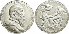 Medaillen Deutschland - Geographisch: Bayern, Nürnberg: versilberte Bronzemedaille 1906, Signatur KA - Karl Akerberg. Bayerische Jubiläums-Landes-Indu...