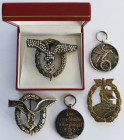 Orden & Ehrenzeichen: Drittes Reich: Lot 5 Orden / Medaillen, alle ungeprüft, Sammleranfertigungen. Decorations / medals, authenticity not verified, c...