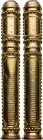 Varia, Sonstiges: Siegellack-Goldetui, Paris um 1780-1785, Gold 750er, längliches 2 teiliges Etui mit Liniendekor und ovalem Querschnitt, 93,3 mm lang...