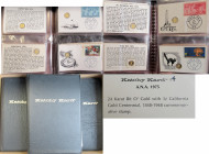 Varia, Sonstiges: 3 kleine Sammelalben ”Katchy Kard – 50 Gulch Gold” mit zusammen 68 Karten jeweils mit einem 24k Gold Plättchen. Die Karten sind numm...