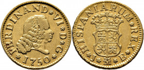 FERNANDO VI. Madrid. 1/2 escudo. 1750. JB