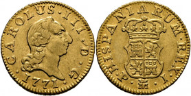 CARLOS III. Madrid. 1/2 escudo. 1771. PJ