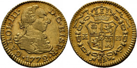 CARLOS III. Madrid. 1/2 escudo. 1772. PJ