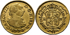 CARLOS III. Madrid. 1/2 escudo. 1775. PJ