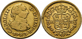 CARLOS III. Madrid. 1/2 escudo. 1783. JD