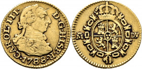 CARLOS III. Madrid. 1/2 escudo. 1788. DV