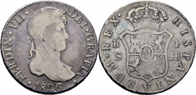 FERNANDO VII. Sevilla. 4 reales. 1826. JB