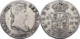 FERNANDO VII. Sevilla. 4 reales. 1832. JB