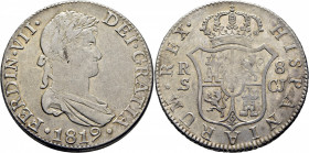 FERNANDO VII. Sevilla. 8 reales. 1819. CJ