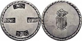 FERNANDO VII. Tarragona. 5 pesetas. 1809