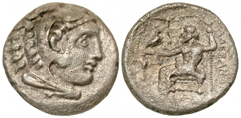 Macedonian Kingdom. Alexander III the Great. 336-323 B.C. AR drachm (16.6 mm, 3....