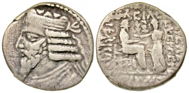 Parthian Kingdom. Artabanos IV. Ca. A.D. 10-38. AR tetradrachm (26.16 mm, 13.45 ...