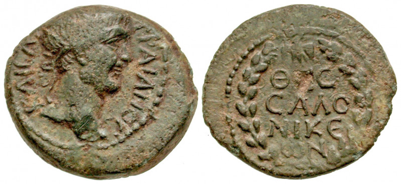 Macedon, Thessalonica. Caracalla. A.D. 198-217. AE 18 (18 mm, 5.07 g, 6 h). AYT ...