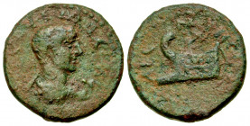Thrace, Coela. Maximus. Caesar, A.D. 235-238. AE 19 (19.1 mm, 3.66 g, 12 h). [G IVL] VE MAX[IMV], bare-headed, draped and cuirassed bust of Maximus, C...