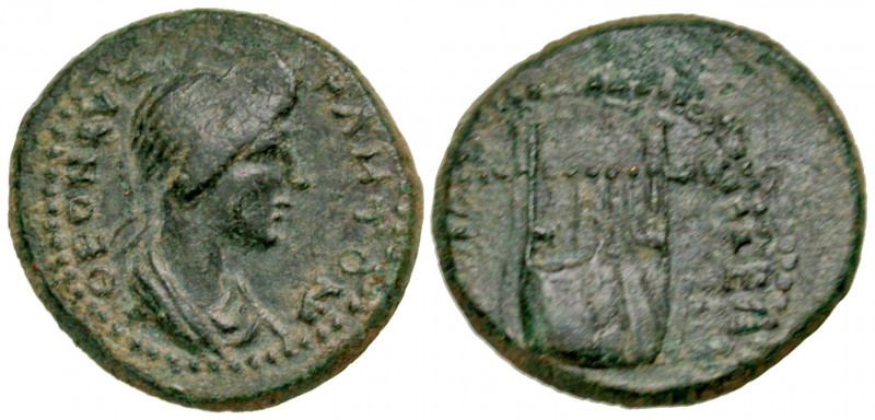 Lydia, Apollonis. Pseudo-autonomous. Time of Titus to Domitian, A.D. 79-96. AE 1...