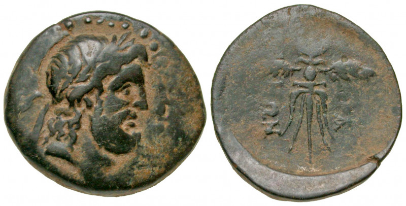 Pisidia, Cremna. Time of Augustus. 27 B.C. - A.D. 14 AE (21.04 mm, 5.30 g, 9 h)....