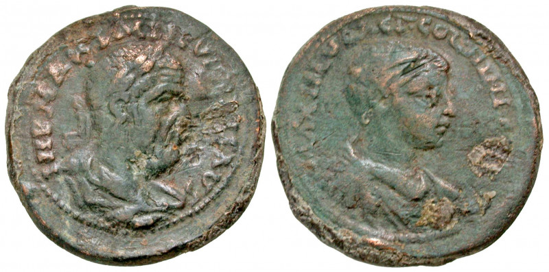 Cilicia, Ninica Claudiopolis. Maximinus I with Maximus, Caesar . A.D. 235/6-238....