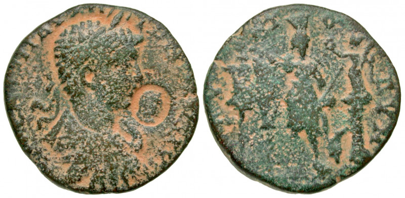 Phoenicia, Tyre. Elagabalus. A.D. 218-222. AE 28 (28.33 mm, 13.92 g, 11 h). [IMP...