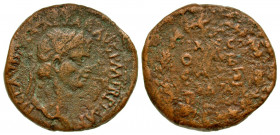 Claudius. A.D. 41-54. AE sestertius (34.2 mm, 22.08 g, 7 h). Irregular Western Mint, A.D. 50-54. TI CLAVDIVS CAESAR AVG P M TR P IMP P P, laureate hea...